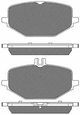 20274 BSF Комплект тормозных колодок, дисковый тормоз (фото 1)