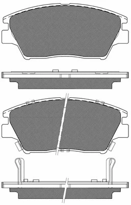 20277 BSF Комплект тормозных колодок, дисковый тормоз (фото 1)
