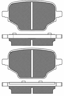 20279 BSF Комплект тормозных колодок, дисковый тормоз (фото 1)