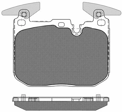 20289 BSF Комплект тормозных колодок, дисковый тормоз (фото 1)