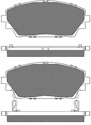 20293 BSF Комплект тормозных колодок, дисковый тормоз (фото 1)