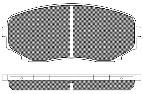 20307 BSF Комплект тормозных колодок, дисковый тормоз (фото 1)