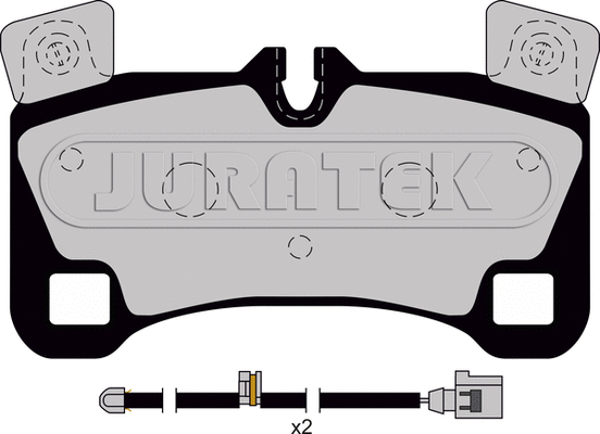 JCP065 JURATEK Комплект тормозных колодок, дисковый тормоз (фото 2)