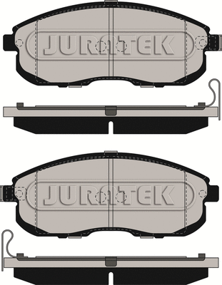 JCP090 JURATEK Комплект тормозных колодок, дисковый тормоз (фото 1)