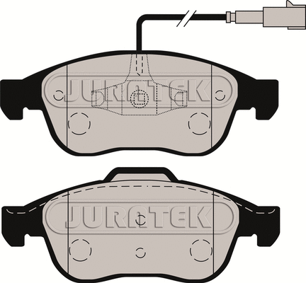 JCP097 JURATEK Комплект тормозных колодок, дисковый тормоз (фото 1)