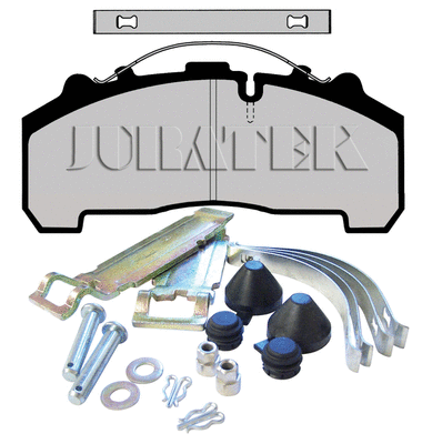 JCP1000K1 JURATEK Комплект тормозных колодок, дисковый тормоз (фото 1)