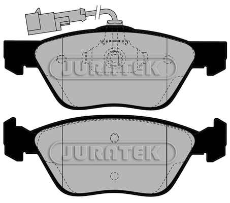 JCP1052 JURATEK Комплект тормозных колодок, дисковый тормоз (фото 1)