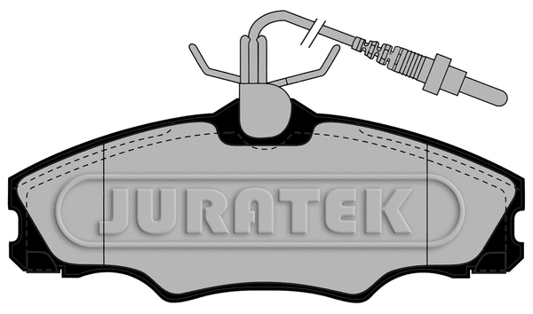 JCP1062 JURATEK Комплект тормозных колодок, дисковый тормоз (фото 1)