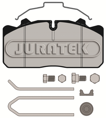 JCP1279K1 JURATEK Комплект тормозных колодок, дисковый тормоз (фото 1)