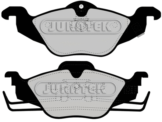 JCP1293 JURATEK Комплект тормозных колодок, дисковый тормоз (фото 3)