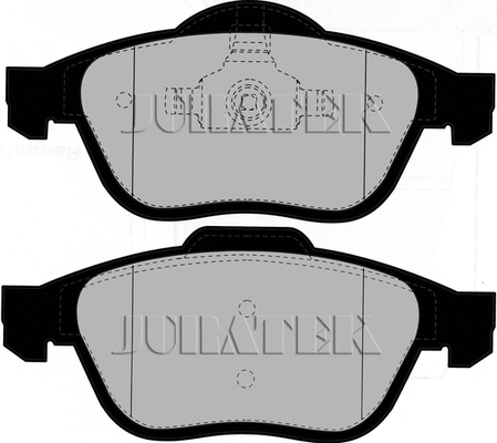 JCP1441 JURATEK Комплект тормозных колодок, дисковый тормоз (фото 1)