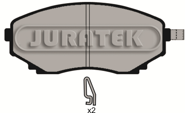 JCP1445 JURATEK Комплект тормозных колодок, дисковый тормоз (фото 1)