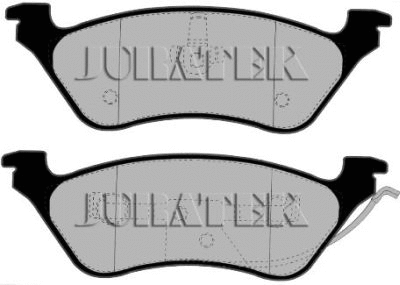 JCP1475 JURATEK Комплект тормозных колодок, дисковый тормоз (фото 1)