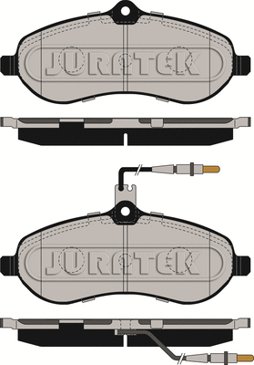 JCP149 JURATEK Комплект тормозных колодок, дисковый тормоз (фото 2)