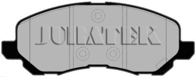 JCP1621 JURATEK Комплект тормозных колодок, дисковый тормоз (фото 2)