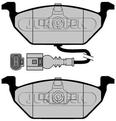 JCP1635 JURATEK Комплект тормозных колодок, дисковый тормоз (фото 1)
