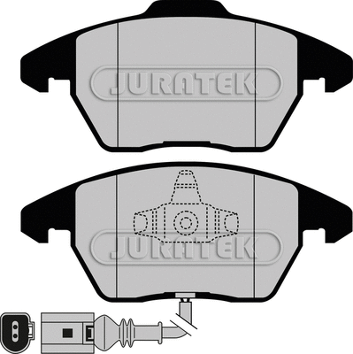 JCP1641 JURATEK Комплект тормозных колодок, дисковый тормоз (фото 2)