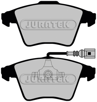 JCP1642 JURATEK Комплект тормозных колодок, дисковый тормоз (фото 1)