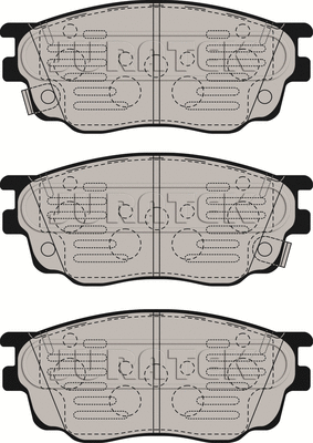 JCP1707 JURATEK Комплект тормозных колодок, дисковый тормоз (фото 2)