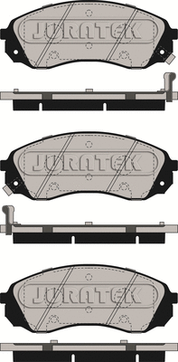 JCP186 JURATEK Комплект тормозных колодок, дисковый тормоз (фото 1)