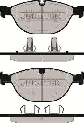 JCP1883 JURATEK Комплект тормозных колодок, дисковый тормоз (фото 2)