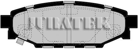 JCP1947 JURATEK Комплект тормозных колодок, дисковый тормоз (фото 1)