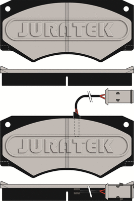 JCP709 JURATEK Комплект тормозных колодок, дисковый тормоз (фото 1)