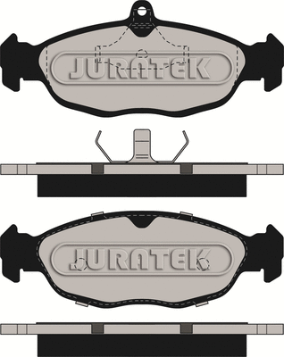 JCP732 JURATEK Комплект тормозных колодок, дисковый тормоз (фото 2)