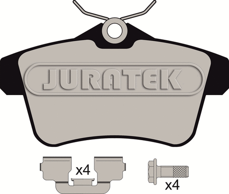 JCP8018 JURATEK Комплект тормозных колодок, дисковый тормоз (фото 1)