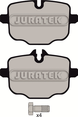 JCP8029 JURATEK Комплект тормозных колодок, дисковый тормоз (фото 1)