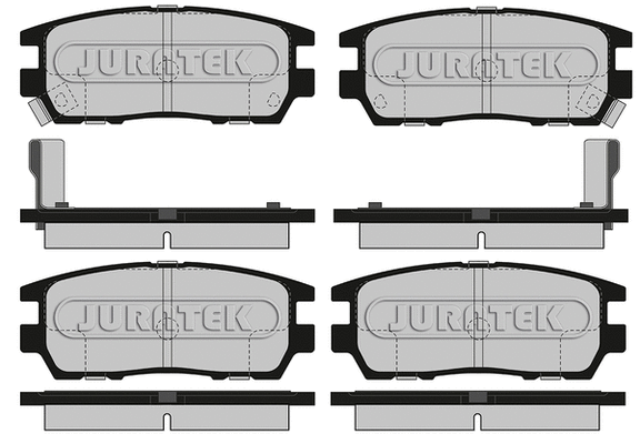 JCP804 JURATEK Комплект тормозных колодок, дисковый тормоз (фото 2)