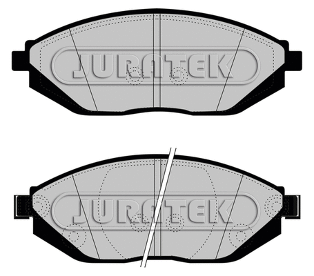 JCP8046 JURATEK Комплект тормозных колодок, дисковый тормоз (фото 2)