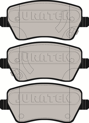 JCP8056 JURATEK Комплект тормозных колодок, дисковый тормоз (фото 2)