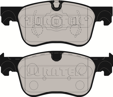 JCP8062 JURATEK Комплект тормозных колодок, дисковый тормоз (фото 1)