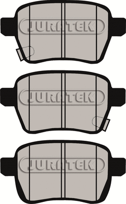 JCP8070 JURATEK Комплект тормозных колодок, дисковый тормоз (фото 1)