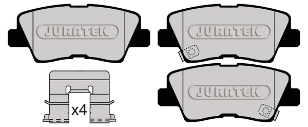 JCP8114 JURATEK Комплект тормозных колодок, дисковый тормоз (фото 1)