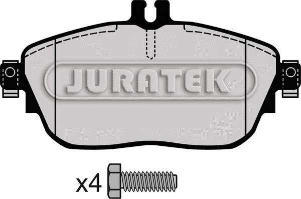 JCP8131 JURATEK Комплект тормозных колодок, дисковый тормоз (фото 1)