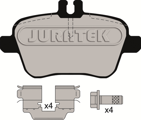 JCP8134 JURATEK Комплект тормозных колодок, дисковый тормоз (фото 1)