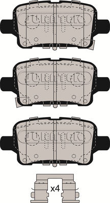 JCP8160 JURATEK Комплект тормозных колодок, дисковый тормоз (фото 1)