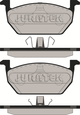 JCP8191 JURATEK Комплект тормозных колодок, дисковый тормоз (фото 2)