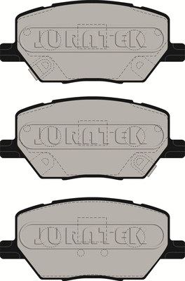 JCP8256 JURATEK Комплект тормозных колодок, дисковый тормоз (фото 1)