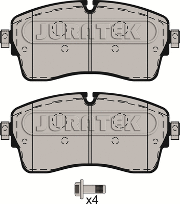 JCP8302 JURATEK Комплект тормозных колодок, дисковый тормоз (фото 2)