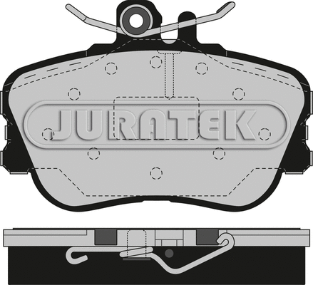 JCP854 JURATEK Комплект тормозных колодок, дисковый тормоз (фото 1)