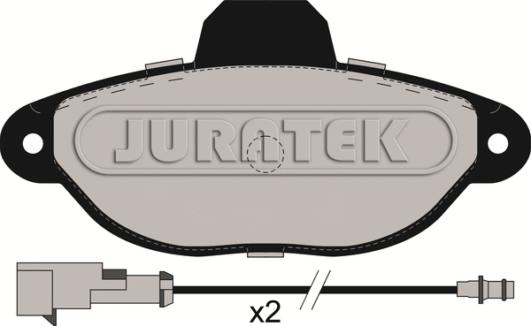 JCP925 JURATEK Комплект тормозных колодок, дисковый тормоз (фото 2)