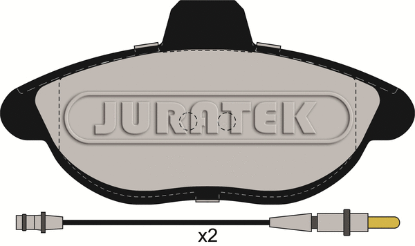 JCP935 JURATEK Комплект тормозных колодок, дисковый тормоз (фото 1)