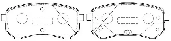 FP0004 FIT Комплект тормозных колодок, дисковый тормоз (фото 1)