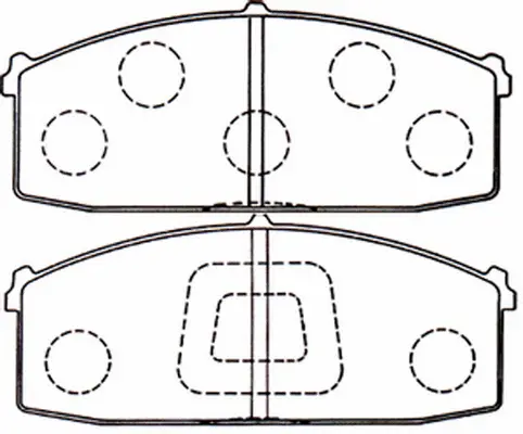 FP0187 FIT Комплект тормозных колодок, дисковый тормоз (фото 1)