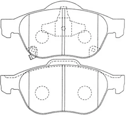 FP0236 FIT Комплект тормозных колодок, дисковый тормоз (фото 1)