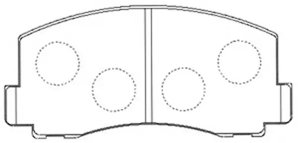FP0284 FIT Комплект тормозных колодок, дисковый тормоз (фото 1)