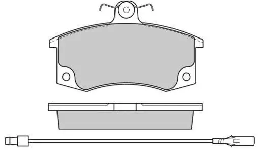 FP0290E FIT Комплект тормозных колодок, дисковый тормоз (фото 1)